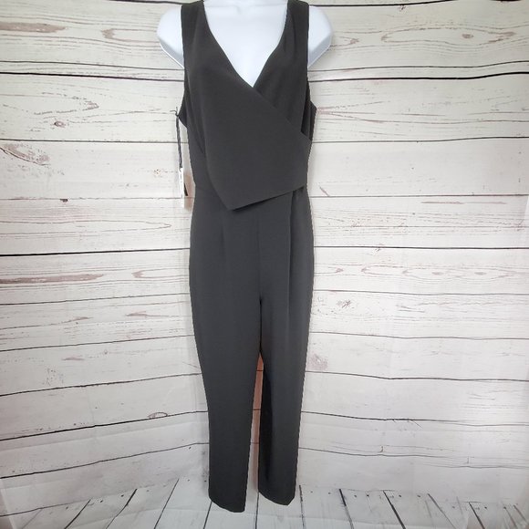 ALI & JAY Pants - ALI & JAY Cross Over Jumpsuit black with POCKETS M